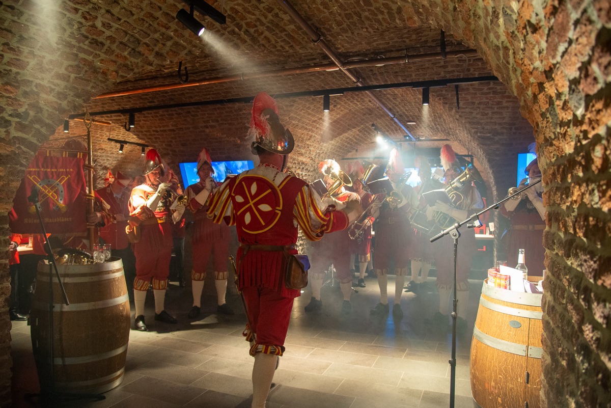 K&ouml;lner Ratsbl&auml;ser bei einer Veranstaltung